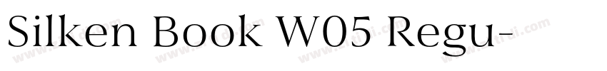 Silken Book W05 Regu字体转换